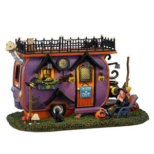 Lemax Spooky Town Witch Vanlife Figurine